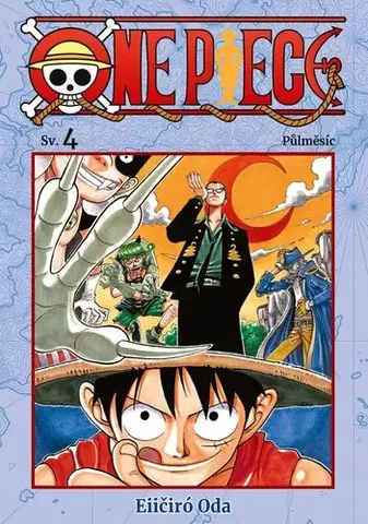 Manga One Piece 4: Půlměsíc - Eiičiró Oda,Petr Kabelka,Eliška Kabelková Vítová