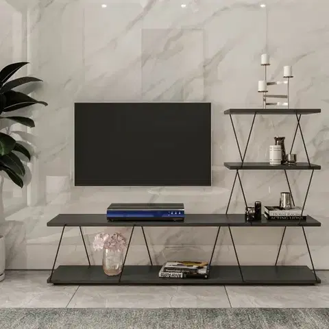 TV stolíky TV stolík Ilgaz - Anthracite