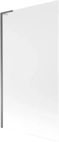 Sprchové dvere MEXEN/S - Next L vaňová zástena FIX 100 x 150, dekor, grafit metal 895-100-000-03-30-95