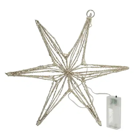 Vianočné dekorácie Viedol hviezda Glitter Star 30 cm