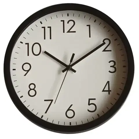 Sklenené hodiny Hodiny fi 20cm 3XYLJ25280 BL