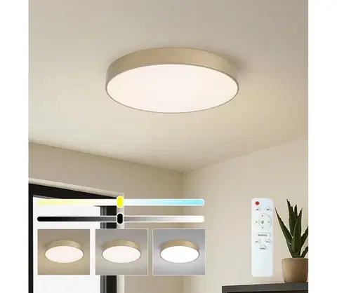 Svietidlá BRILAGI - LED stmieiteľné stropné svietidlo POOL LED/60W/230V pr. 50 cm zlaté + DO BRI1026