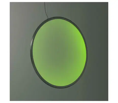 Svietidlá Artemide 1994310APP-LED RGBW Stm. luster na lanku DISCOVERY LED/79W/230V antracit 1994310APP