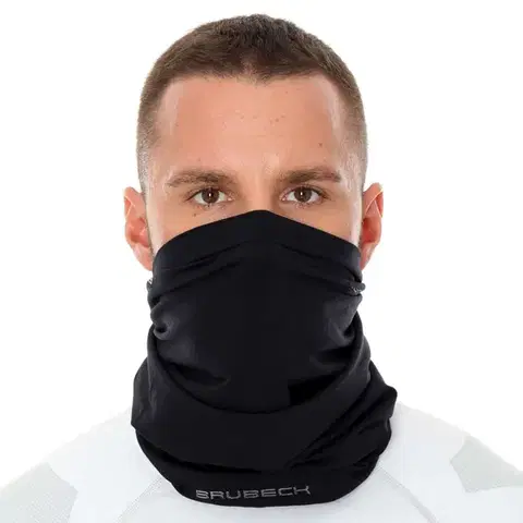 Šatky Multifunkčná šatka Brubeck Athletic čierna - S/M