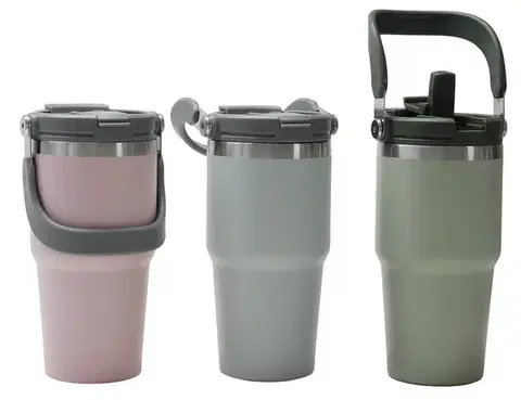 Termosky a termohrnčeky MAKRO - Termohrnček 600ml rôzne farby