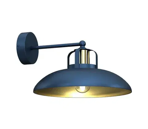 Svietidlá  Nástenné svietidlo FELIX 1xE27/60W/230V modrá MLP7712