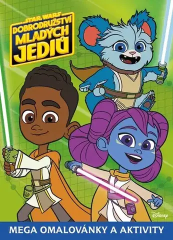 Pre deti a mládež - ostatné Star Wars: Dobrodružství mladých Jediů - Mega omalovánky a aktivity