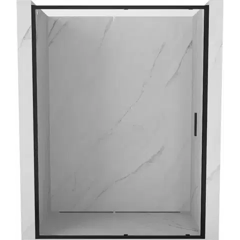 Sprchovacie kúty MEXEN - Exo posuvné sprchové dvere 180, transparent, čierna 8151-180-000-70-00