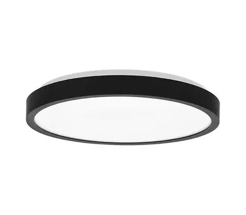 Svietidlá  W3090-18W/CR - LED Kúpeľňové stropné svietidlo LED/18W/230V IP44 čierna W3090-18W/CR