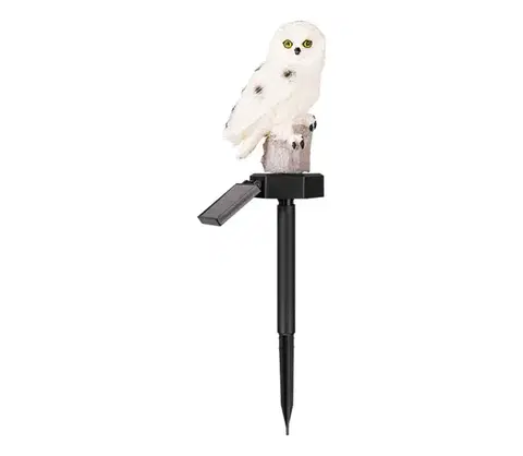 LED osvetlenie  LED Solárne dekoračné svietidlo so senzorom 6xLED/1,2V 3000K 40 cm 600 mAh IP44 SOLAR OWL