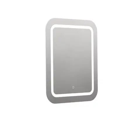 Kúpeľňové zrkadlá Naturel - Zaoblené zrkadlo 60x70 cm s LED osvetlením, vykurovacia fólia, senzor s nastaviteľnou teplotou 2700-6500K, IP44 ZIL6070KTLEDS ZIL6070KTLEDS