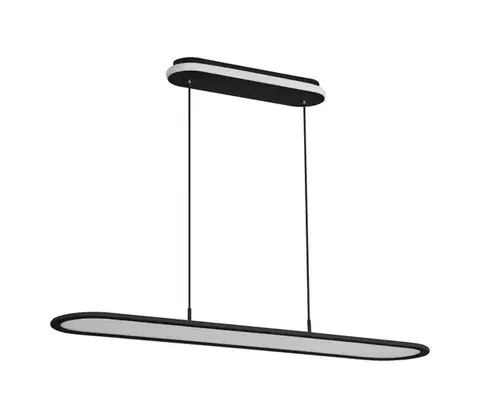 Svietidlá Osram-LED Stmievateľný luster na lanku OFFICE LINE LED/57W/230V 4000K 100 cm čierny 4099854464874