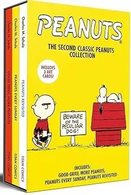 Komiksy Peanuts Boxed Set (Peanuts Revisited, Peanuts Every Sunday, Good Grief More Peanuts) - Charles M. Schulz