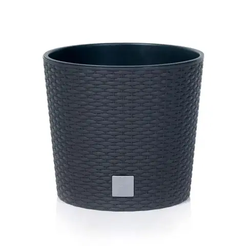 Kvetináče PROSPERPLAST - Kvetináč RatoRound 40cm antracit