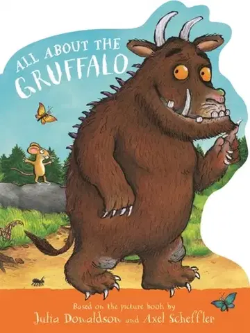 Leporelá, krabičky, puzzle knihy All About the Gruffalo - Julia Donaldson