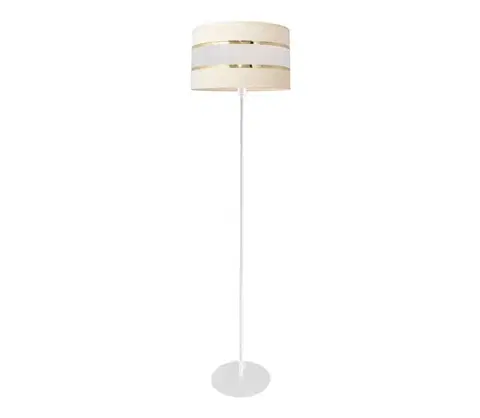 Lampy  Stojacia lampa HELEN 1xE27/15W/230V krémová S-0803/1 EC+GO+MAT