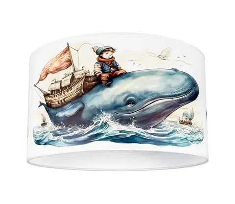 Svietidlá HEXE Detské stropné svietidlo OCEAN 1xE27/60W/230V 0923
