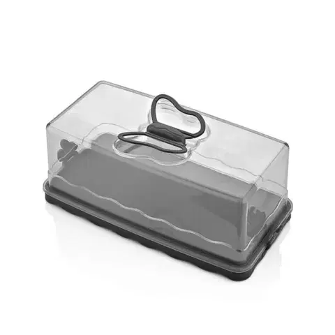Dózy na potraviny Kinekus Dóza na potraviny, box, plast 33,5x17x14cm s úchytmi čierna