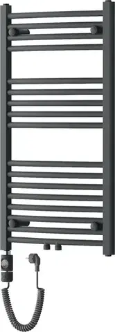 Radiátory do kúpeľne MEXEN/S - Ares radiátor + vykurovacia tyč 900 x 500 mm, 600 W, antracit W102-0900-500-2600-66