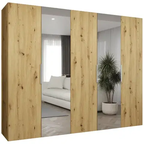 Šatníkové skrine Skriňa Marbella II 250 artisan kašmír