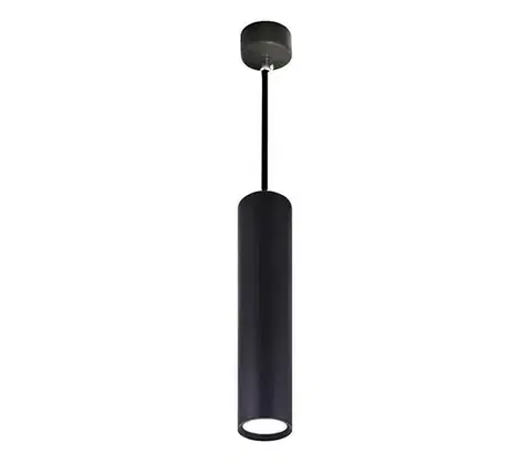 Svietidlá  Luster na lanku KARADON 1xGU10/30W/230V 50 cm čierna SKU013919