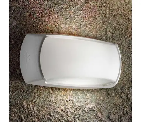 Svietidlá Ideal Lux - Vonkajšie nástenné svietidlo FELIX 1xE27/23W/230V IP66 biela 123776