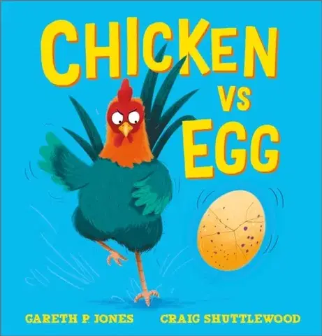 Leporelá, krabičky, puzzle knihy Chicken vs Egg - Gareth P. Jones