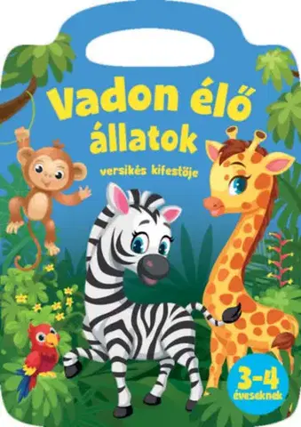 Pre deti a mládež - ostatné Vadon élő állatok - versikés kifestő
