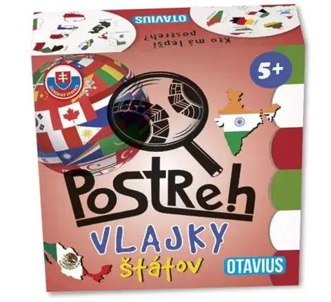 Spoločenské hry Otavius Spoločenská hra Postreh! Vlajky štátov