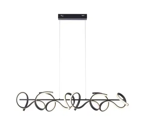 Svietidlá Leuchten Direkt 19033-18 - LED Stmievateľný luster na lanku CURLS 4xLED/10,2W/230V 19033-18