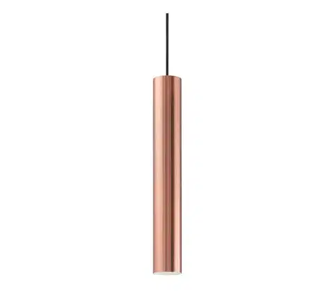 Svietidlá Ideal Lux - Luster na lanku 1xGU10/28W/230V medená