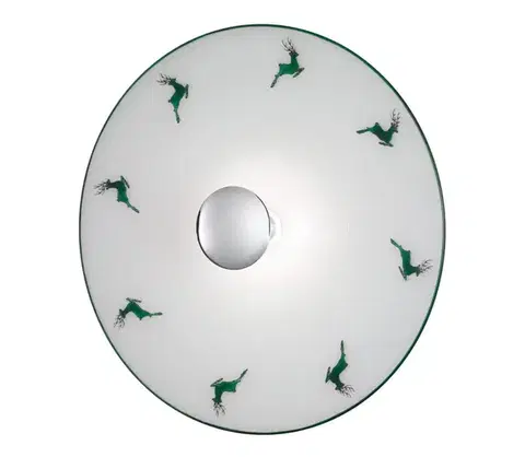 Svietidlá Kolarz A1353.61.XL.5.G.100-Nástenné svietidlo NONNA 1xE27/100W/230V jelene zelená A1353.61.XL.5.G.100