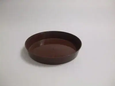 Kvetináče a truhlíky Kinekus Miska pod kvetináč plastová, priemer 10cm, hnedá, K24