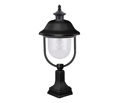 Záhradné lampy Prezent  - Vonkajšia lampa SANGHAI 1xE27/60W/230V IP44 čierna 