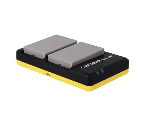 Predlžovacie káble PATONA - Nabíjačka Foto Dual Quick Olympus BLS5 USB PT1948