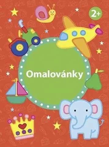 Nalepovačky, vystrihovačky, skladačky Omalovánky 2+
