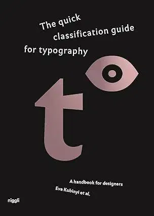 Dizajn, úžitkové umenie, móda The quick classification guide for typography - Eva Kubinyi