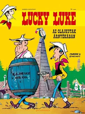 Komiksy Lucky Luke 51. - Az olajkutak árnyékában - René Goscinny,Morris