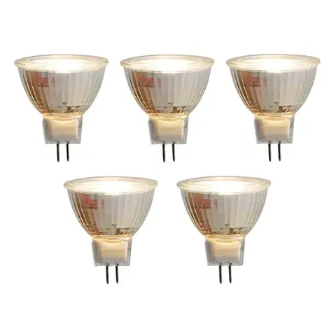 LED osvetlenie Sada 5 LED žiaroviek GU5.3 MR16 5W 420lm 2700K 12V