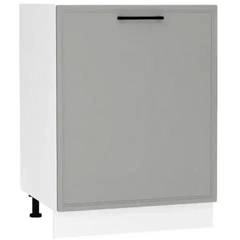 Kuchynské skrinky stojace Kuchynská skrinka Emily D60ZL S/1 Dast Grey