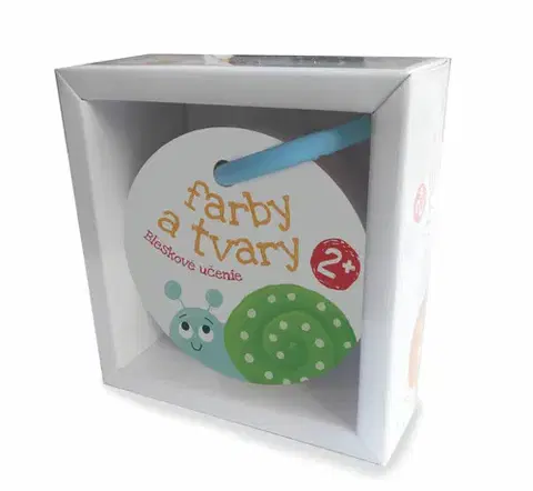 Leporelá, krabičky, puzzle knihy Bleskové učenie: Farby a tvary, 2. vydanie