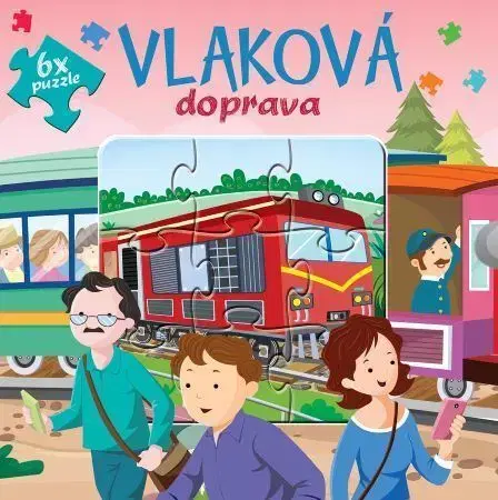 Leporelá, krabičky, puzzle knihy Vlaková doprava