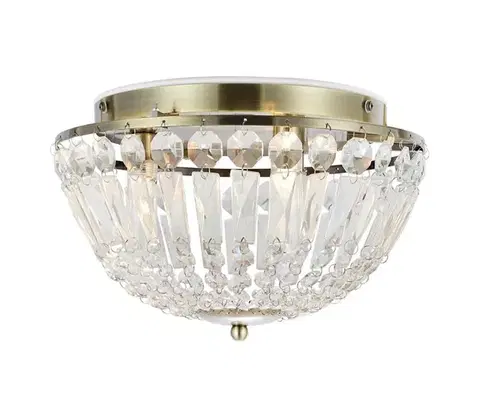 Svietidlá Markslöjd 109031 - Kúpeľňové svietidlo ESTELLE 3xG9/20W/230V priemer 30 cm IP44 mosadz 109031