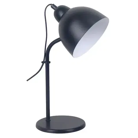 Lampy do obývačky Stolová lampa BREL 66393 čierna LB1