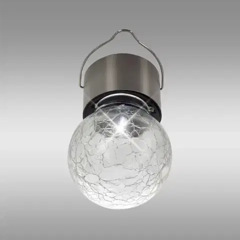 Solárne dekoračné lampy Solárna lampa závesná Joy VO2217 satina