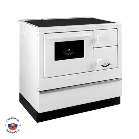 Sporáky THORMA Sporák EKONOM 85/FIKO DELUXE, 7kW, biely, ľavý