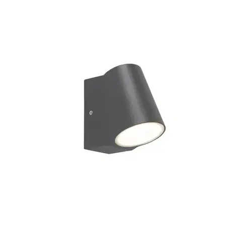 Vonkajšie nástenné svietidlá Moderná vonkajšia nástenná lampa antracit vrátane LED - Uma