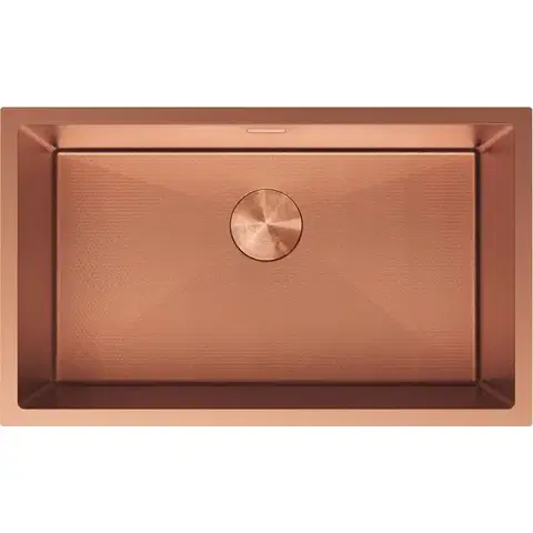 Kuchynské drezy MEXEN MEXEN - Trixo oceľový drez 1-bowl 750 x 440 mm, meď HC 6415751000-65HC