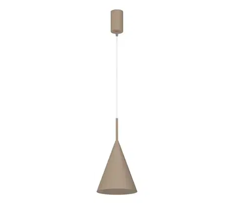Svietidlá  Závesné svietidlo na lanku CAPITAL 1xGX53/15W/230V pr. 17 cm béžové MLP2468