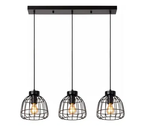 Svietidlá Lucide 00429/03/30 - Luster na lanku FILOX 3xE27/40W/230V 00429/03/30